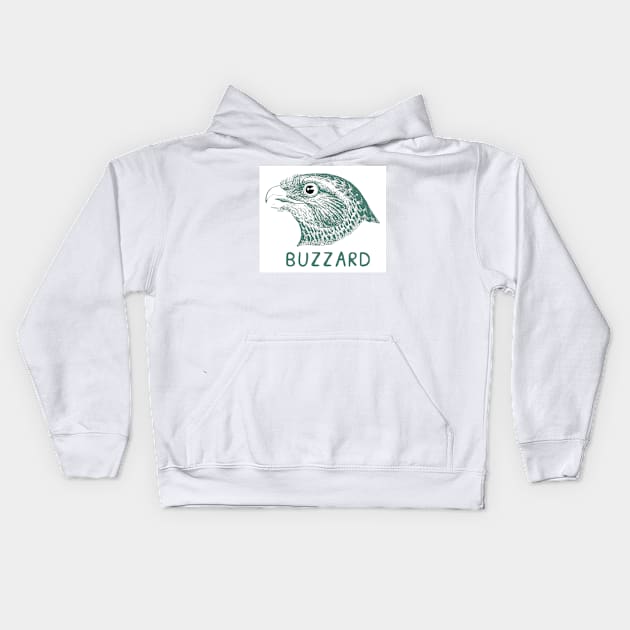 Rowan Whitethorn - Buzzard Kids Hoodie by rachaelthegreat